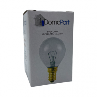 Лампочка для духового шкафа Bosch Siemens NEFF E14 40W 300C лампа DomoPart 33CU503 (00057874)