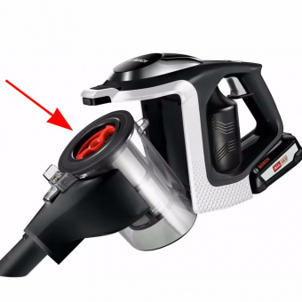 Контейнер для сбора пыли для беспроводного пылесоса Bosch 12023542 оригинал