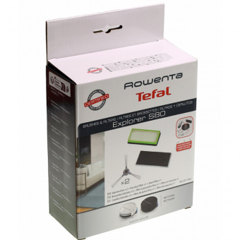 Набор 2 боковые щетки и 2 фильтра для робота-пылесоса Tefal X-Plorer Serie 80 ZR177002