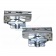 Комплект петель для холодильника Bosch Siemens Neff Gaggenau 481147 Hettich оригинал B/S/H