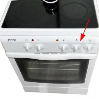Ручка регулировки мощности конфорки для плиты Gorenje 397057
