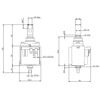Насос ULKA EAX5 64W чёрный