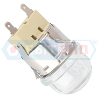 Галогеновая лампа в комплекте с плафоном для духового шкафа Bosch 12018956 Halogen G9 25W 230V оригинал