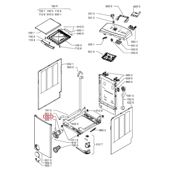 Помпа c улиткой 24W 220/240V 50HZ для стиральной машины Whirlpool 481073071153 Copreci