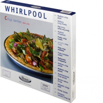 Тарелка для СВЧ печи Whirlpool 480131000084 Crisp 290 мм оригинал