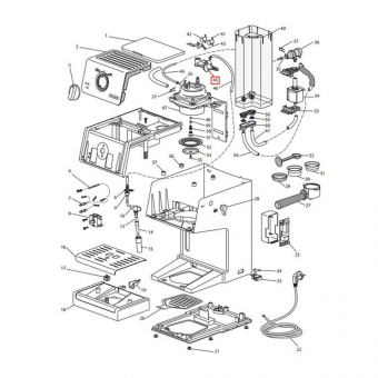 Кран пара для кофемашины Delonghi ECP 7313286829 оригинал