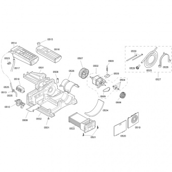 Конденсационный насос для сушильной машины Bosch 497217 оригинал