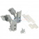 Петли двери Hettich для встроенного холодильника Whirlpool 481231018626 - C00312450 - 481241719341 - C00636779 комплект 2 шт