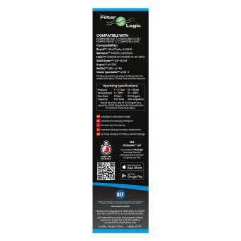 Водяной фильтр для холодильника Miele Bosch Haier - FilterLogic FFL-110B (Ultra Clarity) - 11034151
