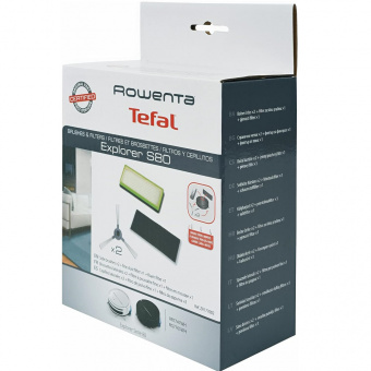 Набор 2 боковые щетки и 2 фильтра для робота-пылесоса Tefal X-Plorer Serie 80 ZR177002