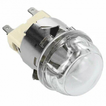 Галогеновая лампа в комплекте с плафоном для духового шкафа Bosch 12018956 Halogen G9 25W 230V оригинал