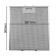 Жировой фильтр для вытяжки Elica KIT0010805 - 267x305x9 (305x267x9)