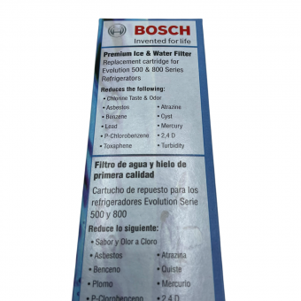 Водяной фильтр CS-52 для холодильника Bosch и Siemens 5586605 оригинал 3M